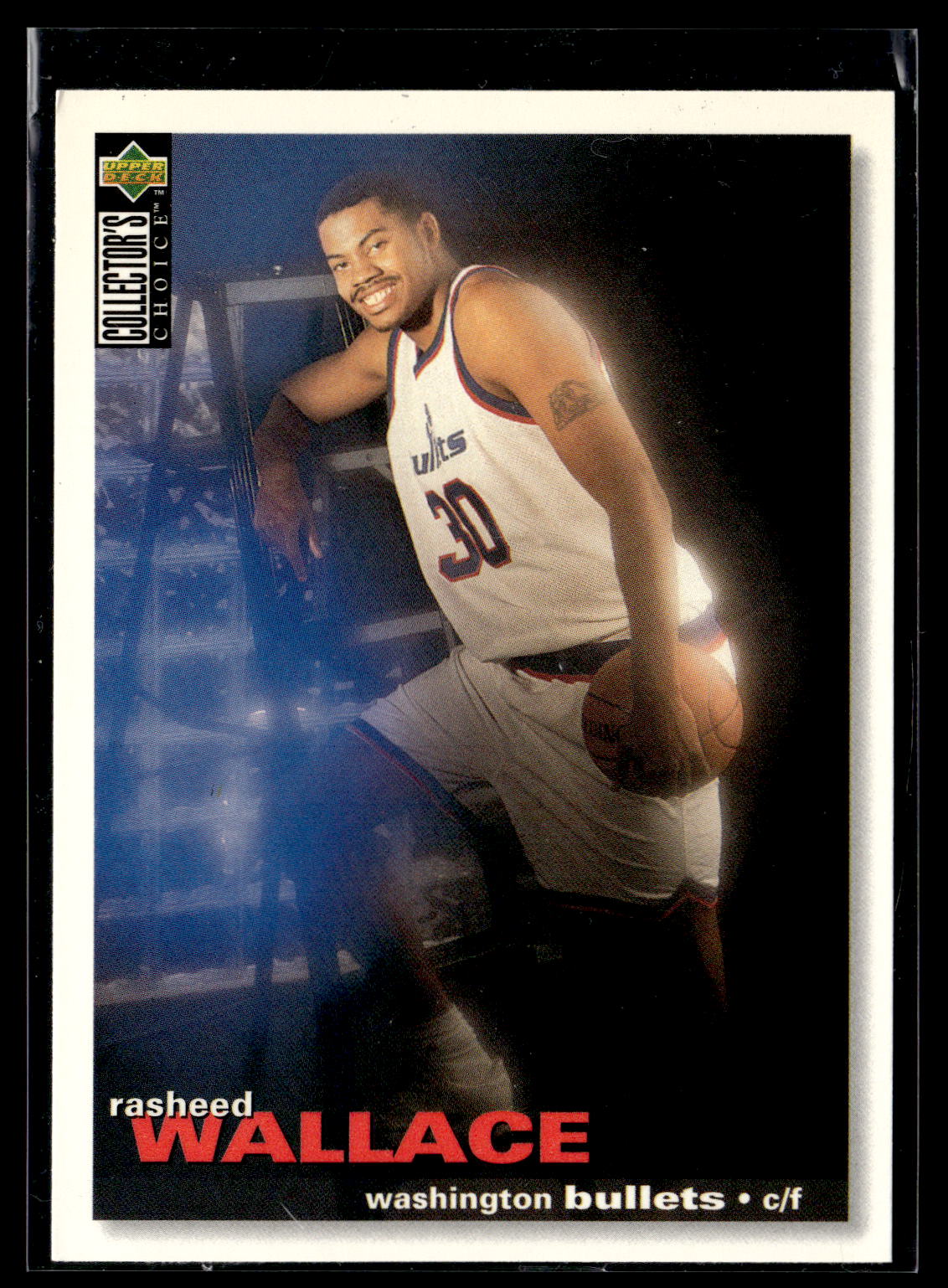 1995-96 Collector's Choice Japanese #319 Rasheed Wallace Rookie