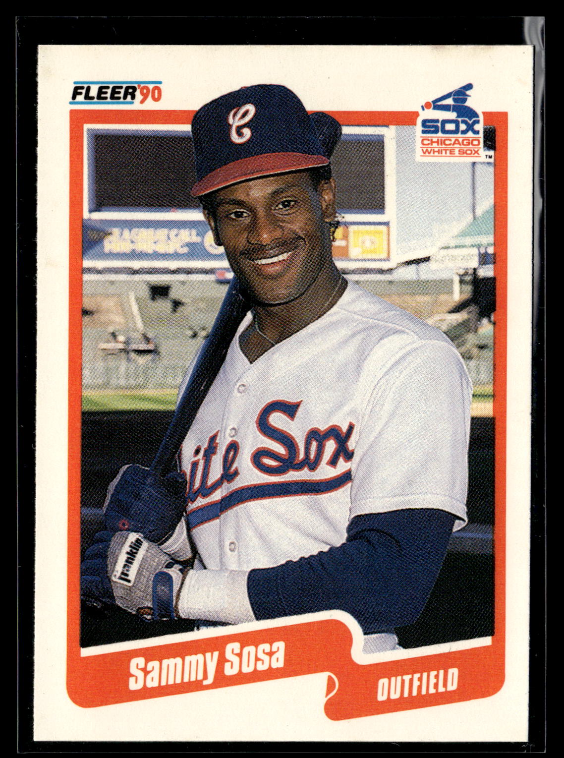 1990 Fleer #548 Sammy Sosa Rookie