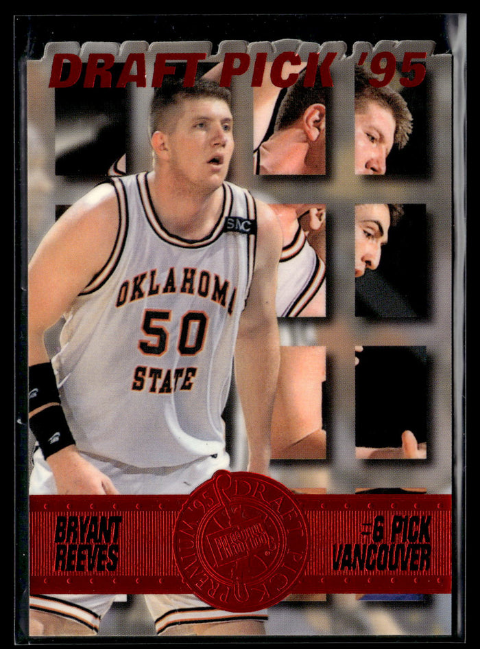 1995 Press Pass Premium Draft Picks #6 Bryant Reeves Die Cuts Red