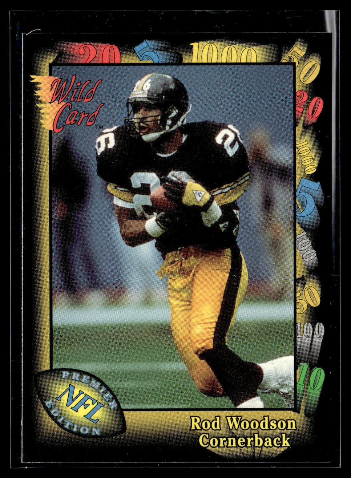 1991 Wild Card #37 Rod Woodson