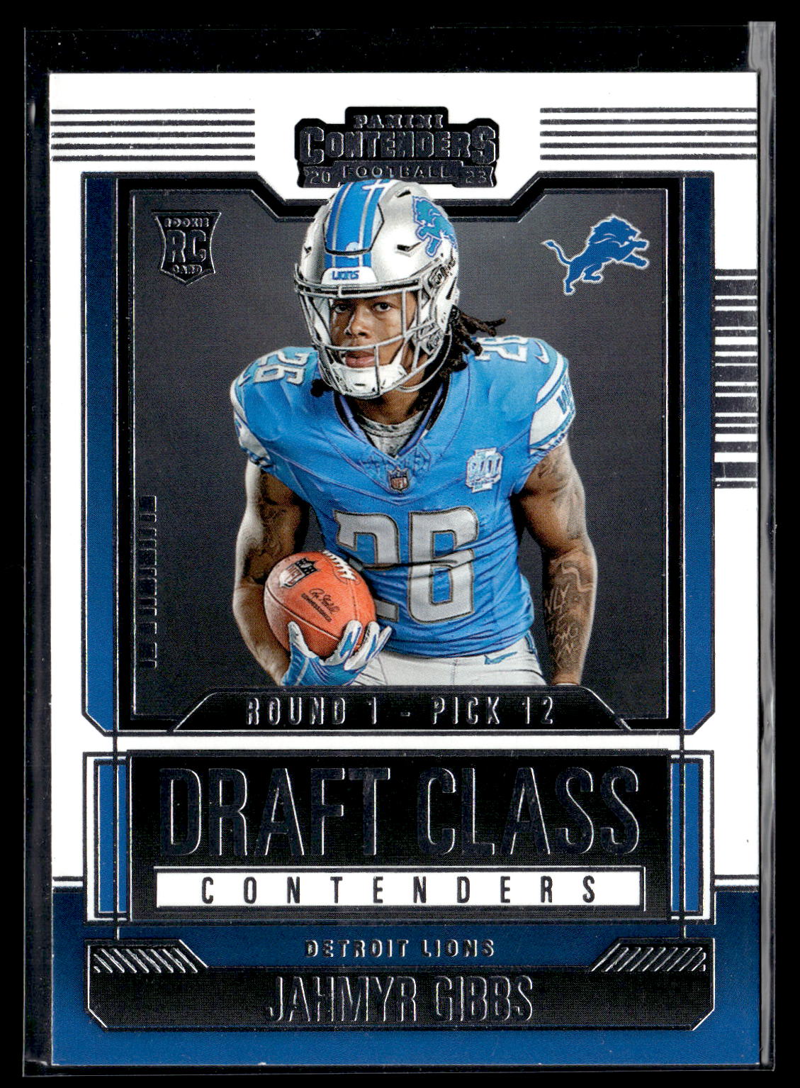 2023 Panini Contenders #9 Jahmyr Gibbs Draft Class Contenders