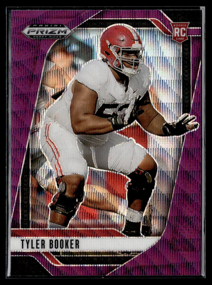 2025 Panini Prizm Draft Picks #140 Tyler Booker Prizms Purple Wave