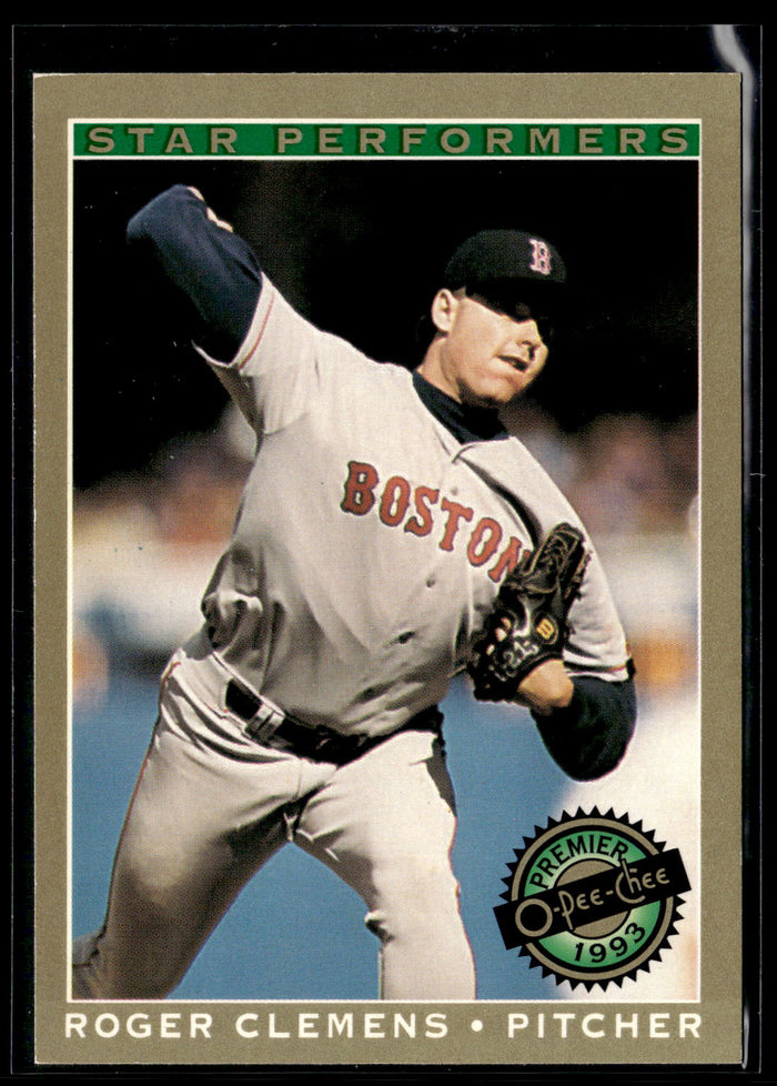 1993 O-Pee-Chee Premier #18 Roger Clemens Star-Performers