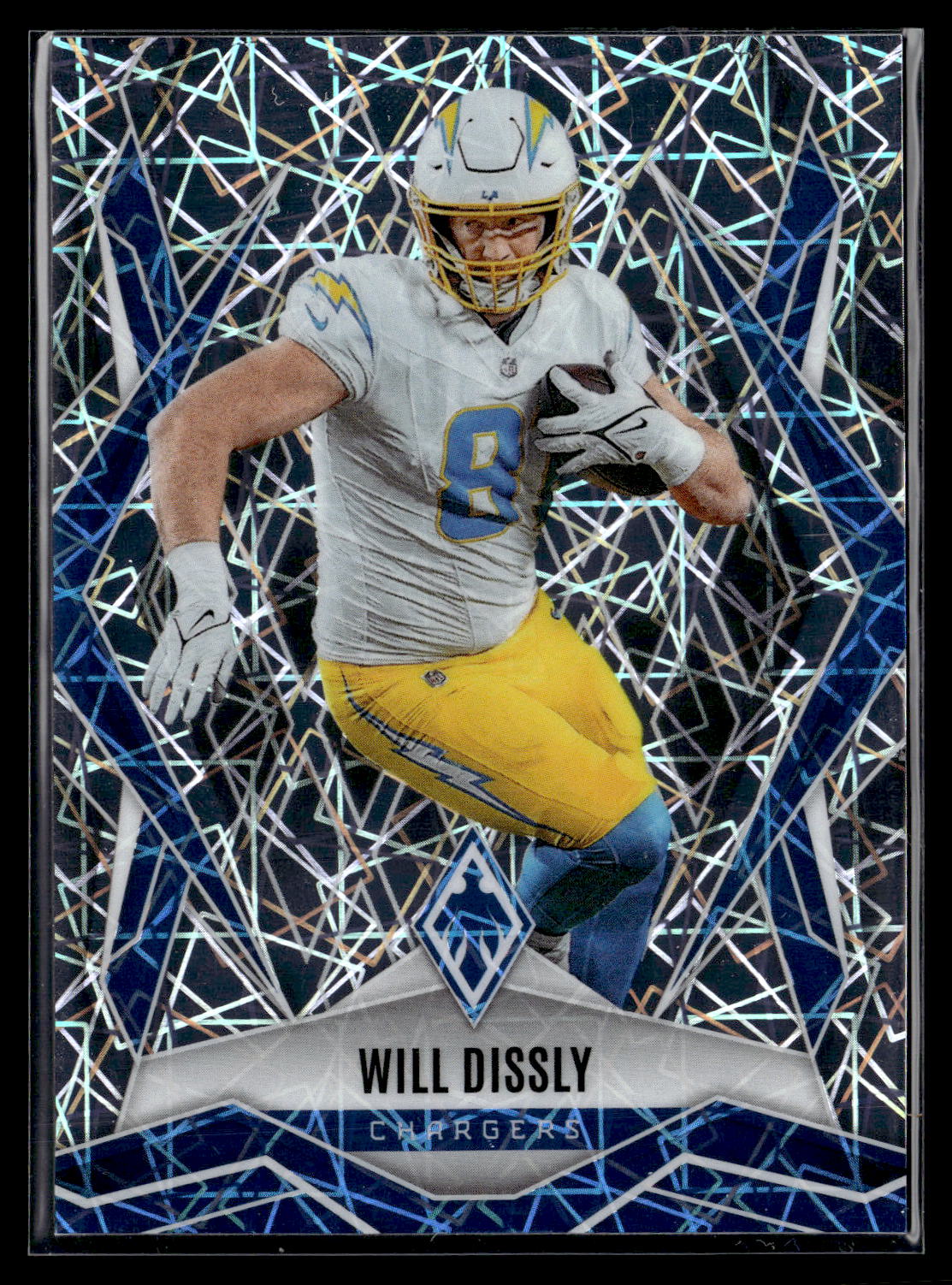 2025 Panini Phoenix #140 Will Dissly Silver Lazer Prizm