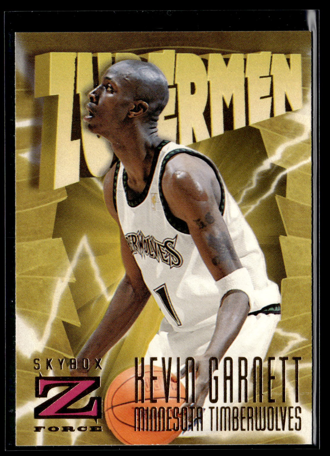 1996-97 SkyBox Z-Force #173 Kevin Garnett