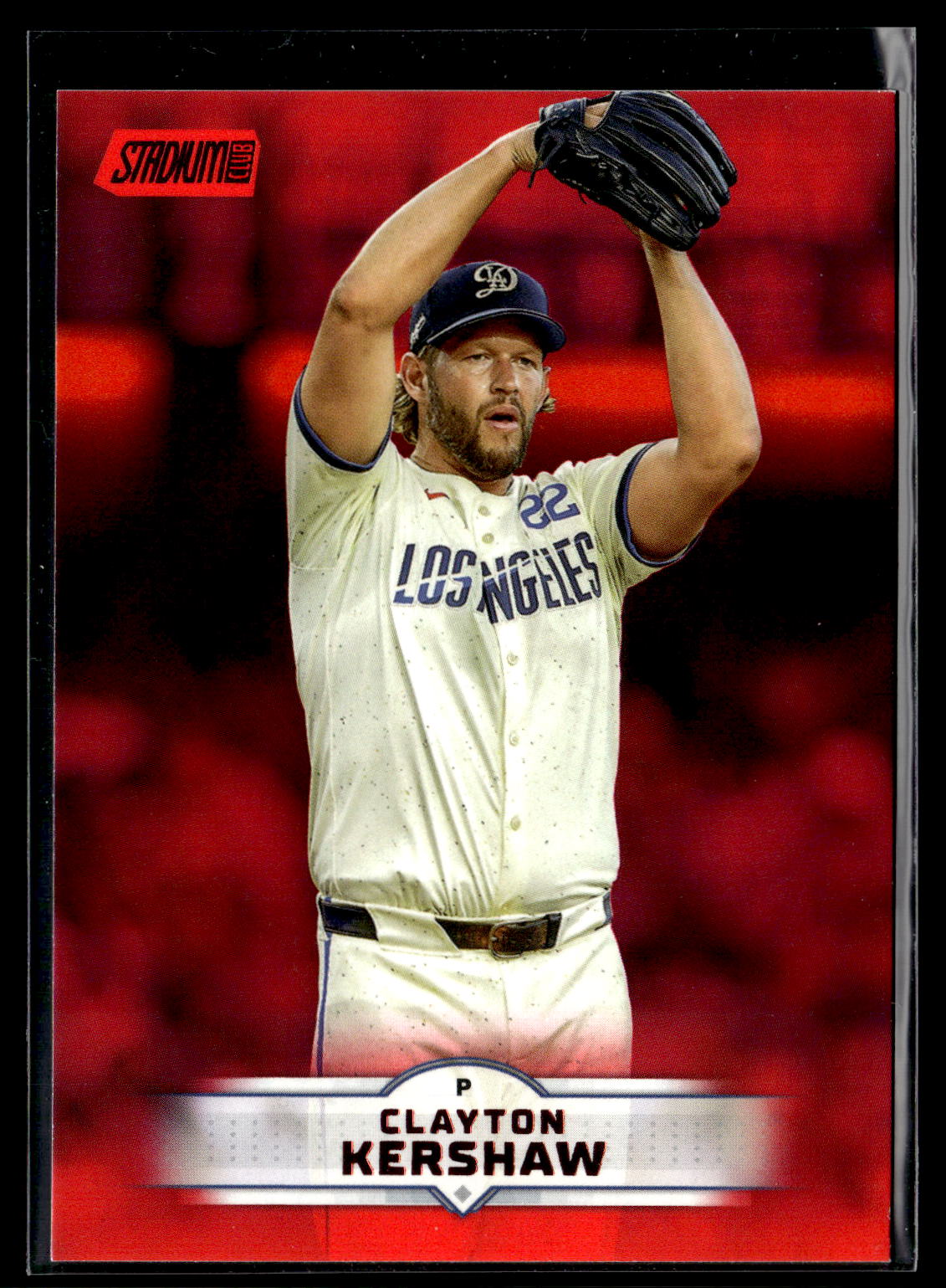 2025 Stadium Club #70 Clayton Kershaw Red Foil