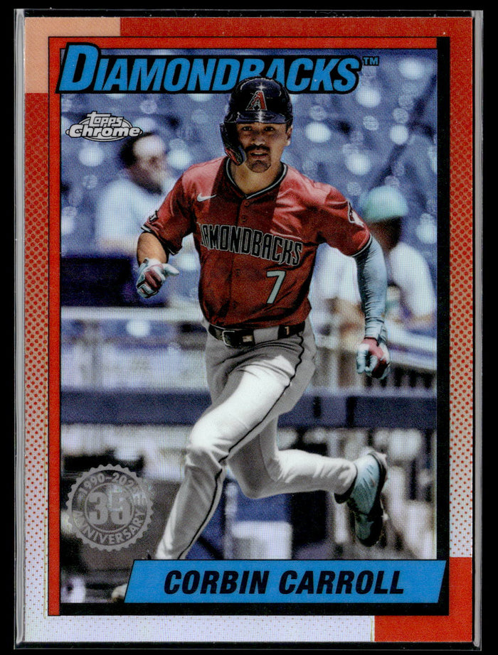 2025 Topps Chrome Update #90CU-12 Corbin Carroll 1990 Topps Chrome