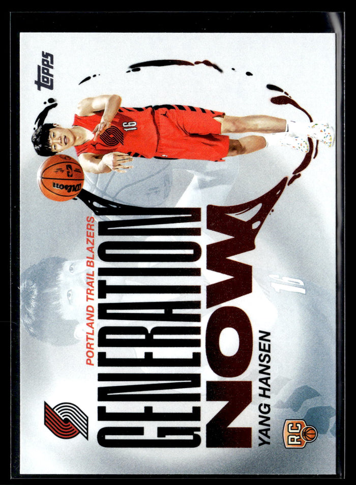 2025-26 Topps #GN-16 Yang Hansen Generation Now
