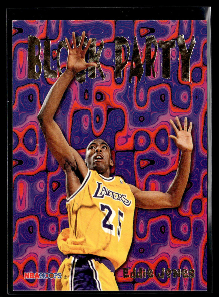 1995-96 Hoops #15 Eddie Jones Block Party