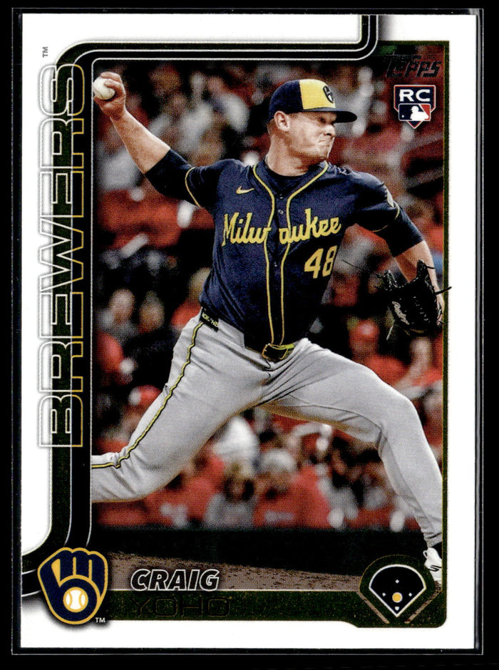 2025 Topps Update #US261 Craig Yoho Rookie