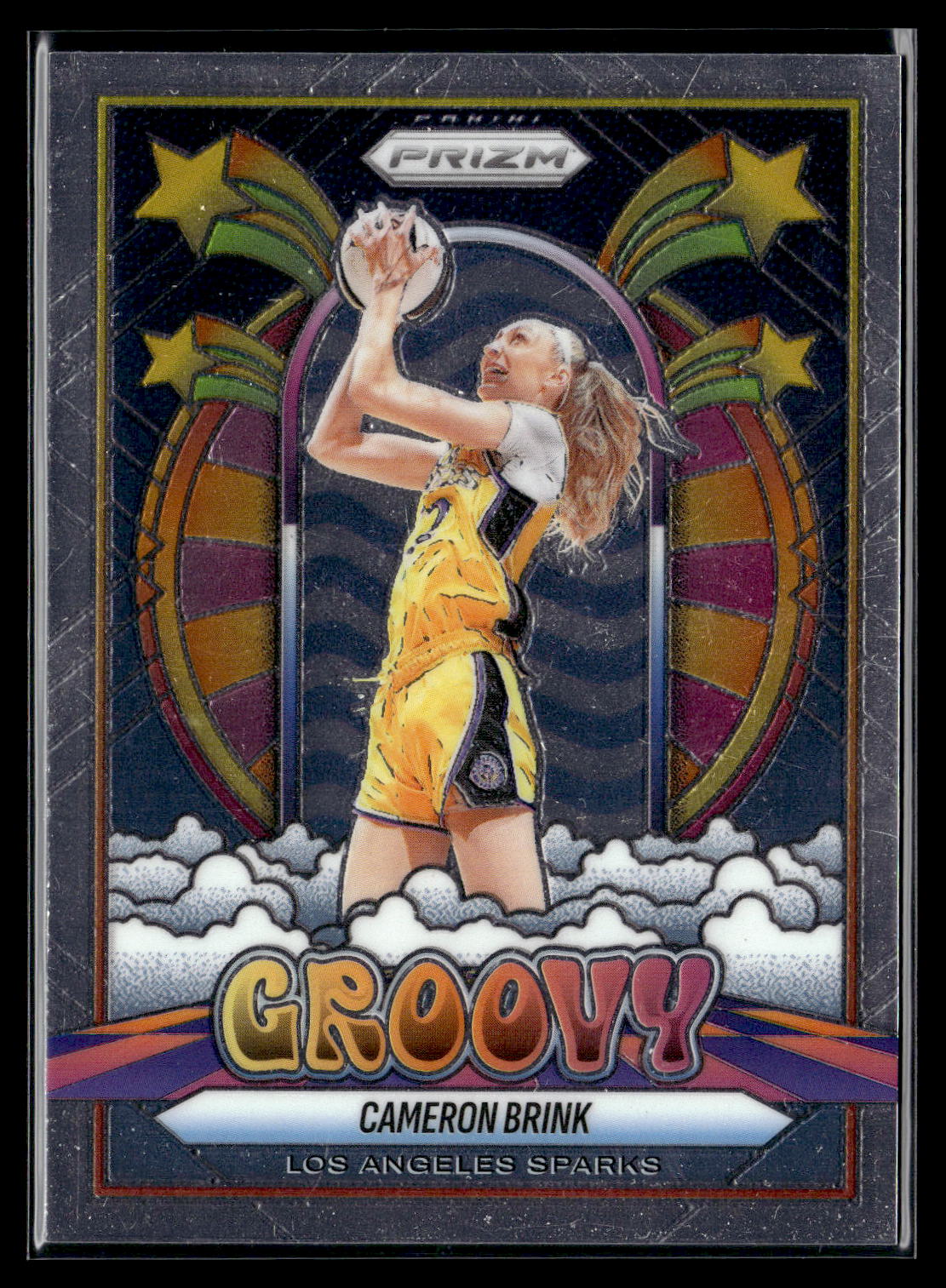2025 Panini Prizm WNBA #2 Cameron Brink Groovy