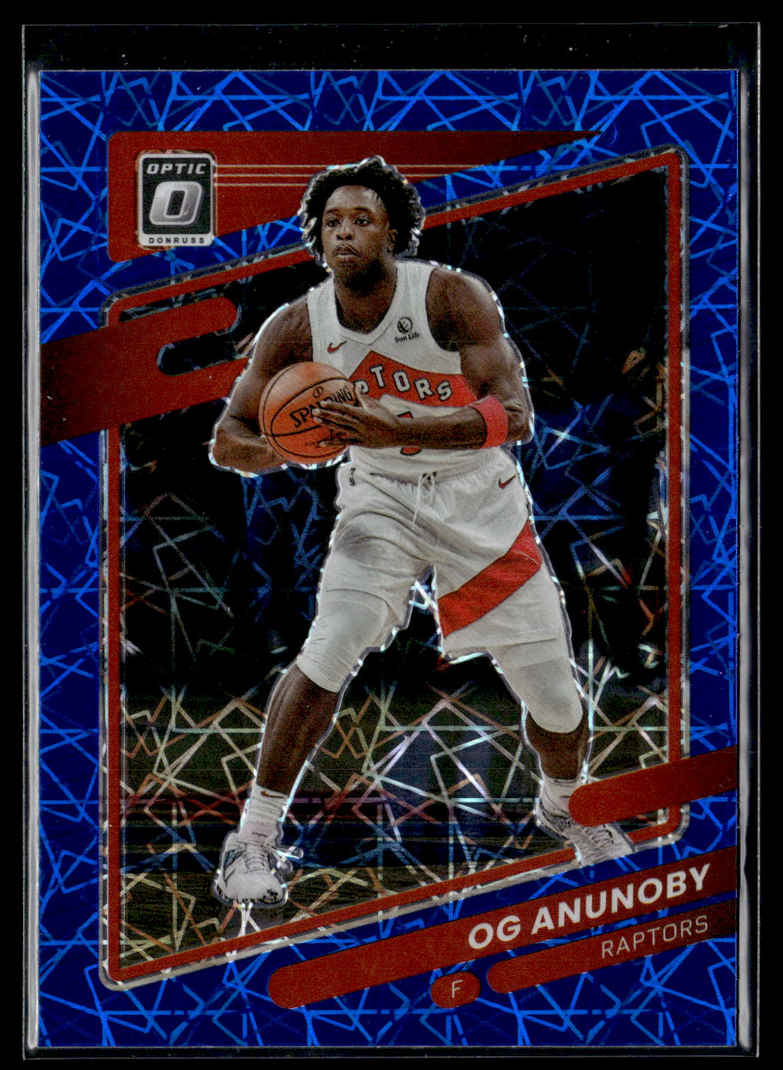 2021-22 Donruss Optic #119 OG Anunoby Blue Velocity