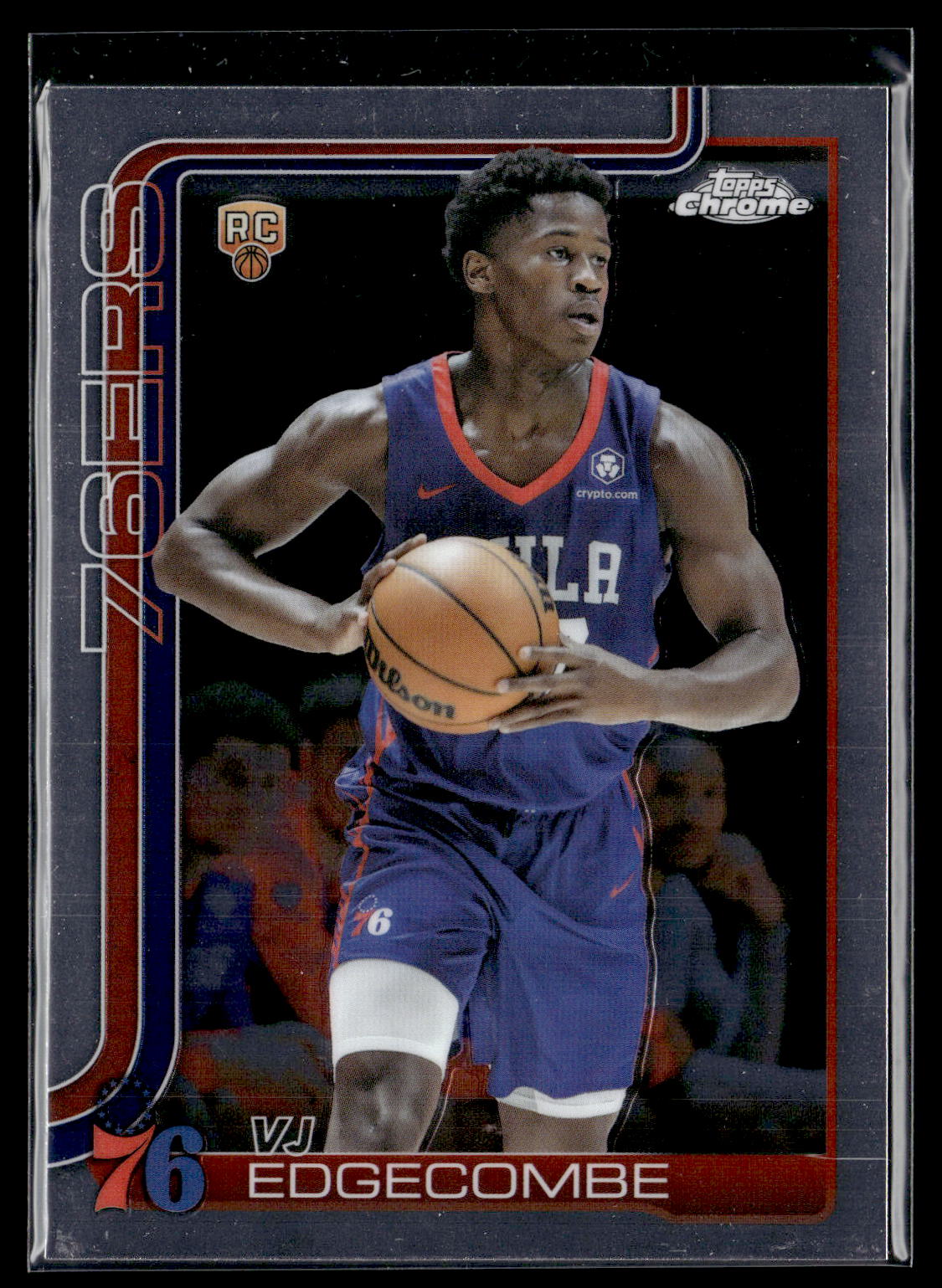 2025-26 Topps Chrome #253 VJ Edgecombe Rookie