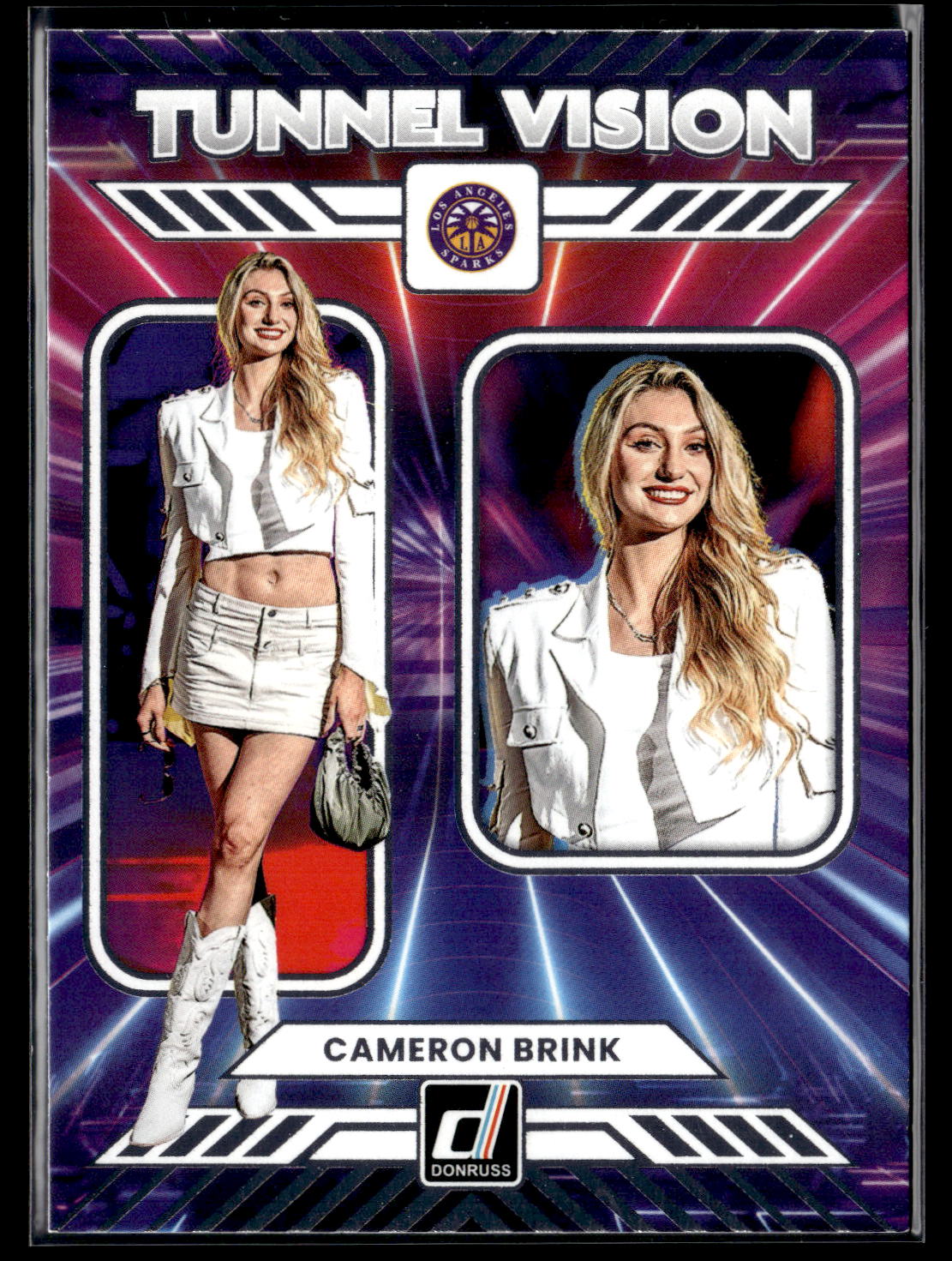 2025 Donruss WNBA #8 Cameron Brink Tunnel Vision