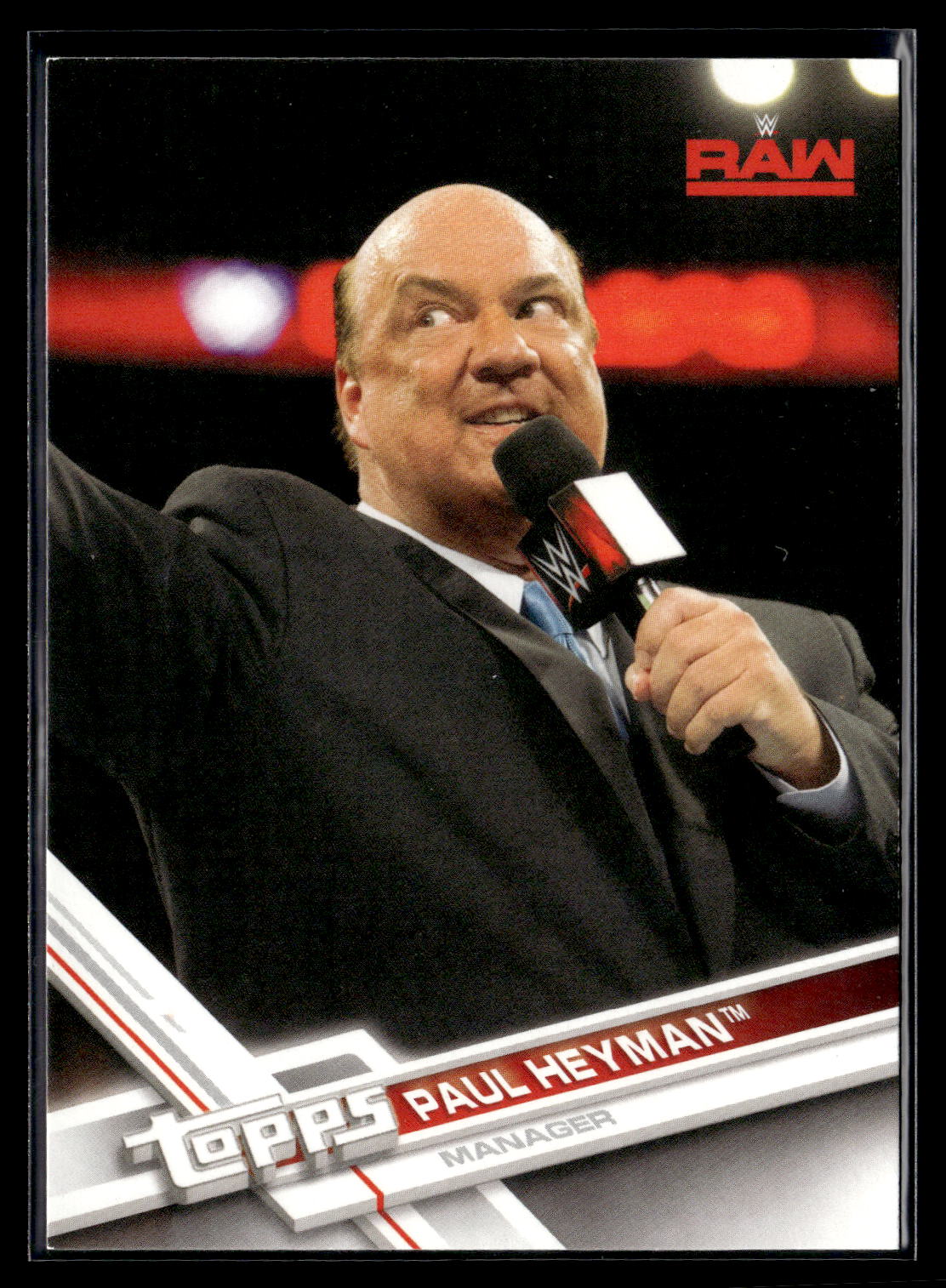 2017 Topps WWE #28 Paul Heyman