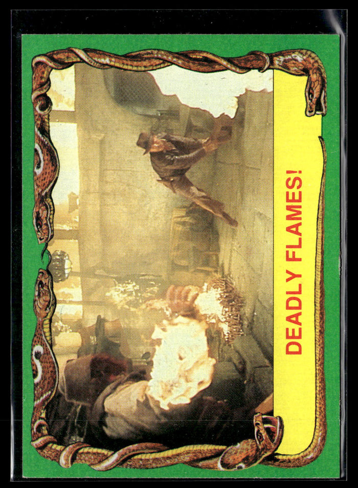 1981 Topps Raiders of the Lost Ark #29 Deadly Flames!