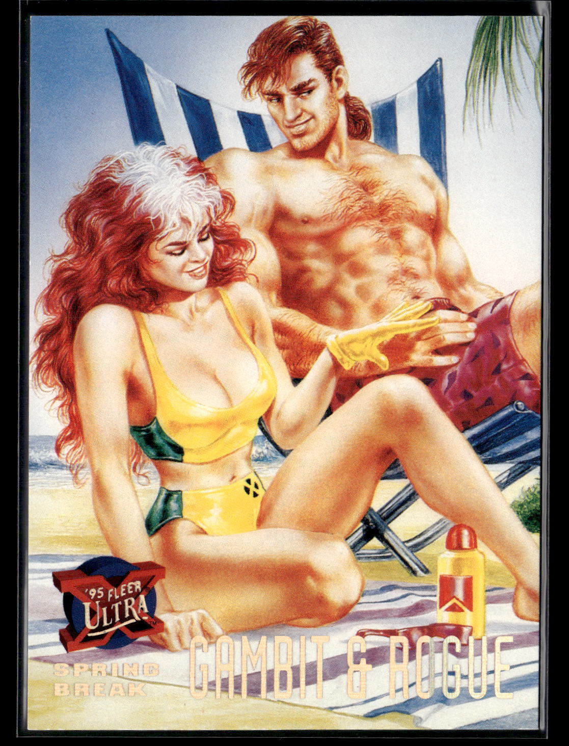 1995 Fleer Ultra X-Men #142 Gambit & Rogue