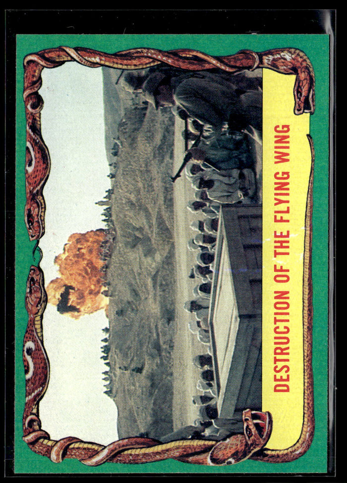 1981 Topps Raiders of the Lost Ark #68 Destruction Of The Flying Wing