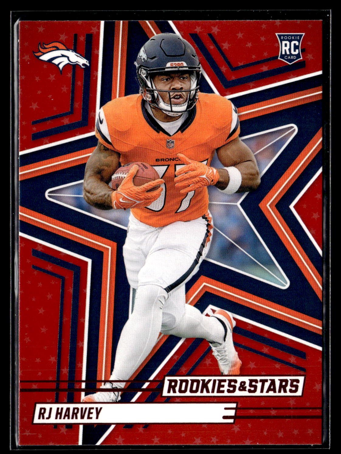 2025 Panini Rookies & Stars #173 RJ Harvey Red Rookie