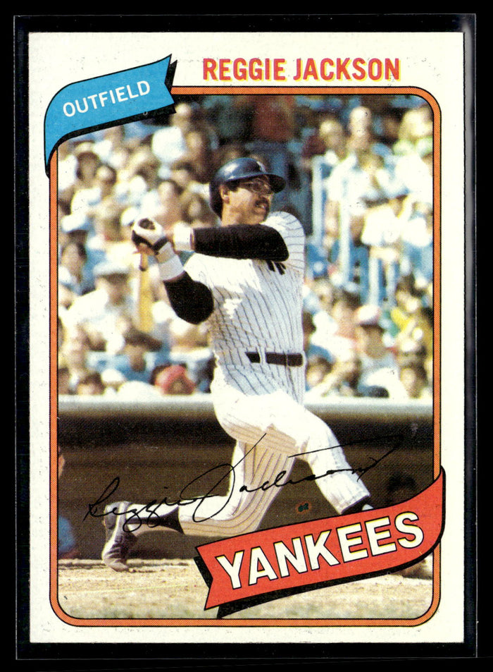 1980 Topps #600 Reggie Jackson