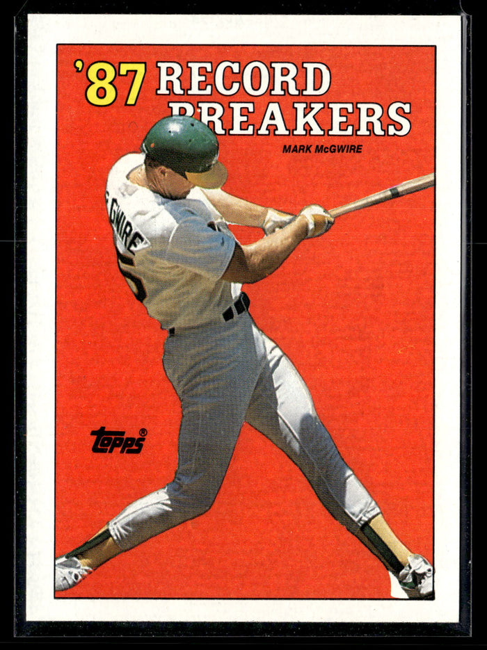 1988 Topps #3a Mark McGwire