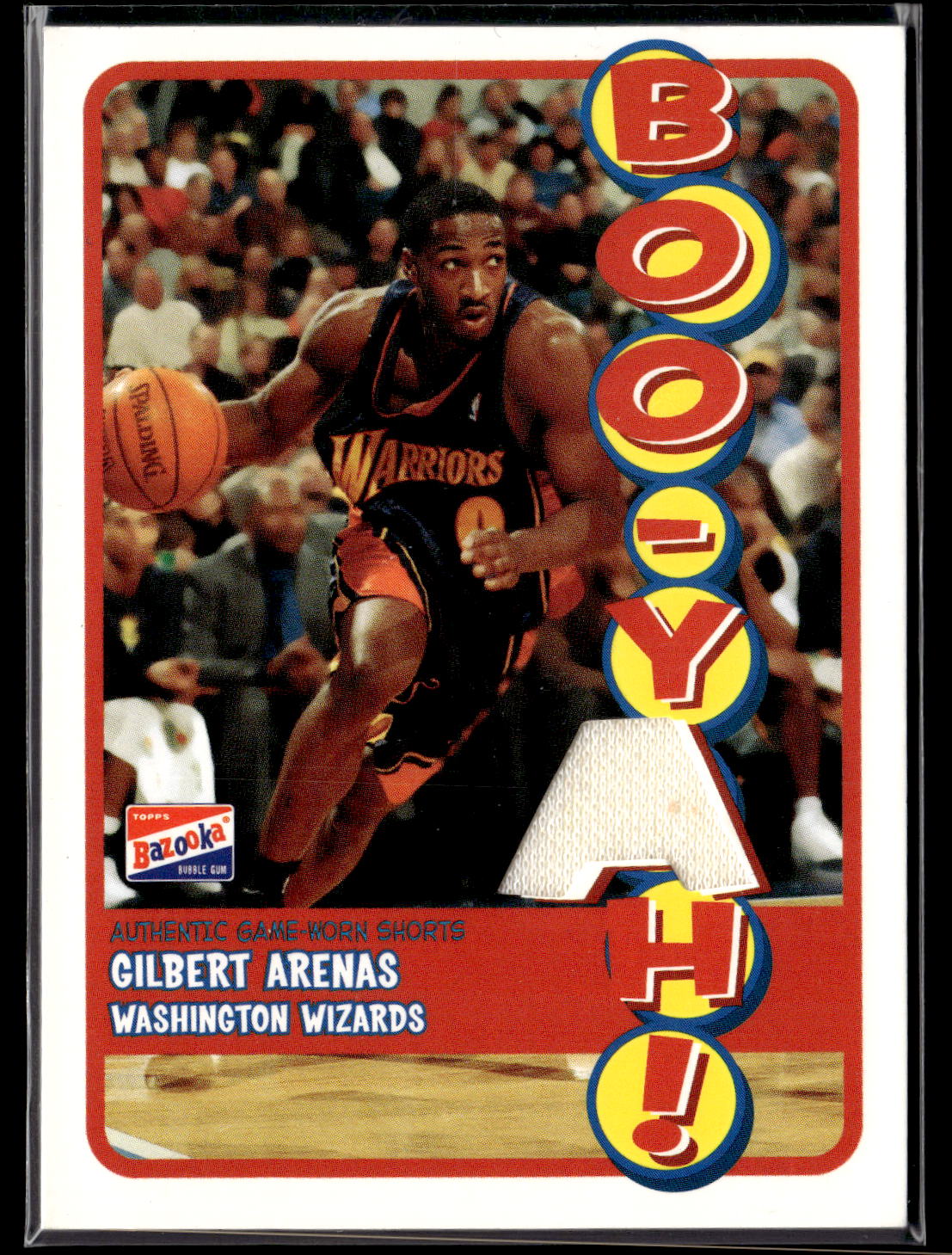 2003-04 Bazooka #BBY-GA Gilbert Arenas Boo-Yah!
