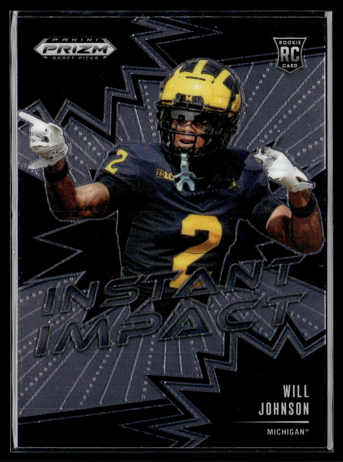 2025 Panini Prizm Draft Picks #II-WJN Will Johnson Instant Impact