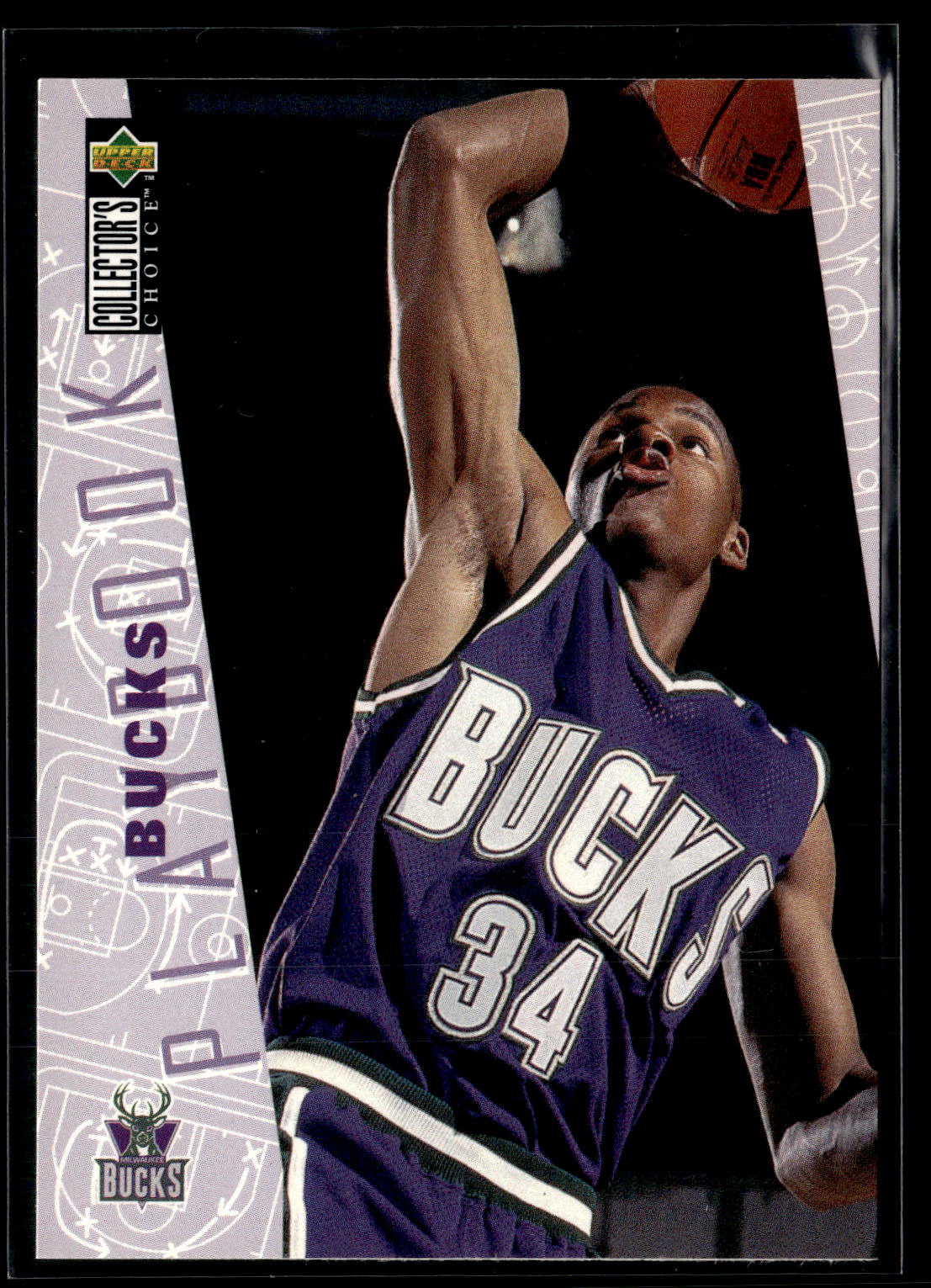 1996-97 Collector's Choice #381 Bucks Playbook PLAY