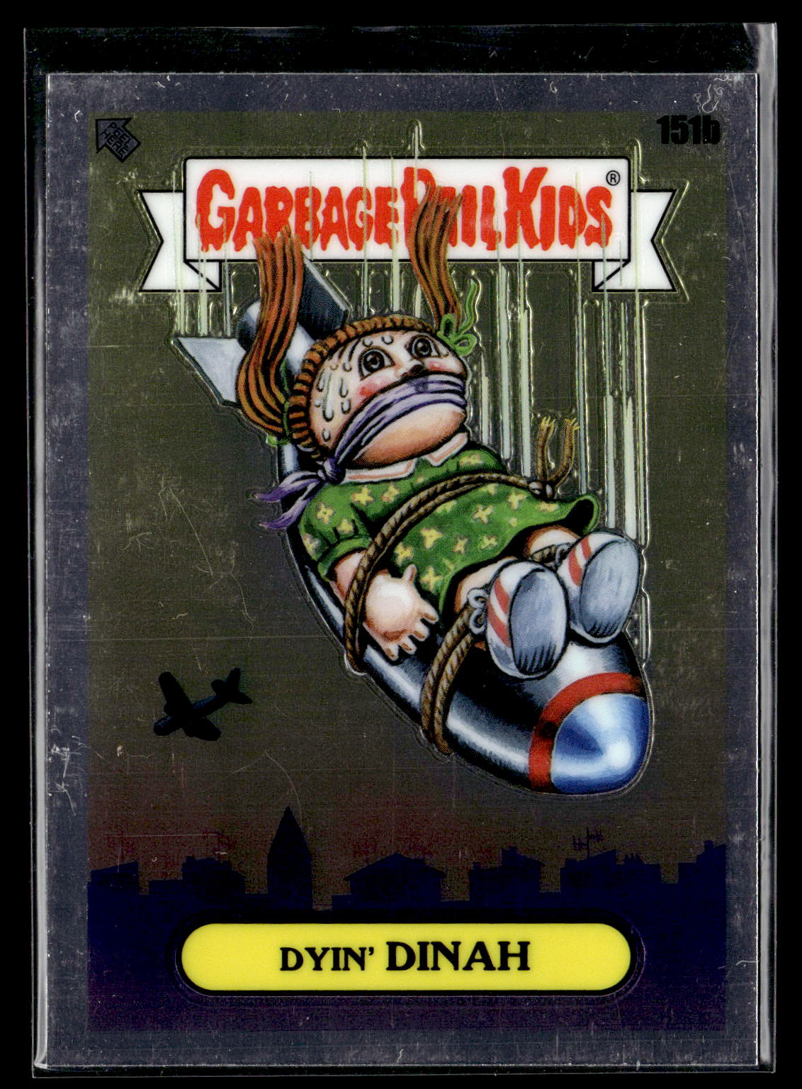 2021 Topps Chrome Garbage Pail Kids Original Series 4 #151b Dyin' Dinah