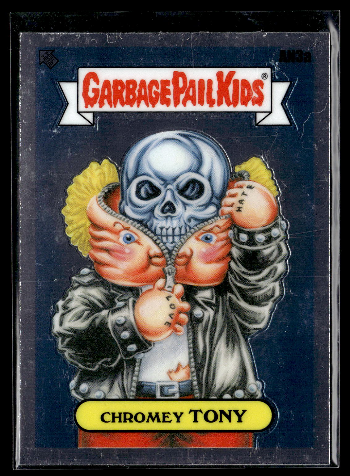 2021 Topps Chrome Garbage Pail Kids Original Series 4 #AN3a Chromey Tony