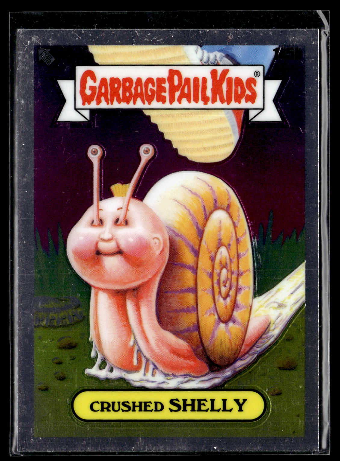 2021 Topps Chrome Garbage Pail Kids Original Series 4 #145b Crushed Shelly