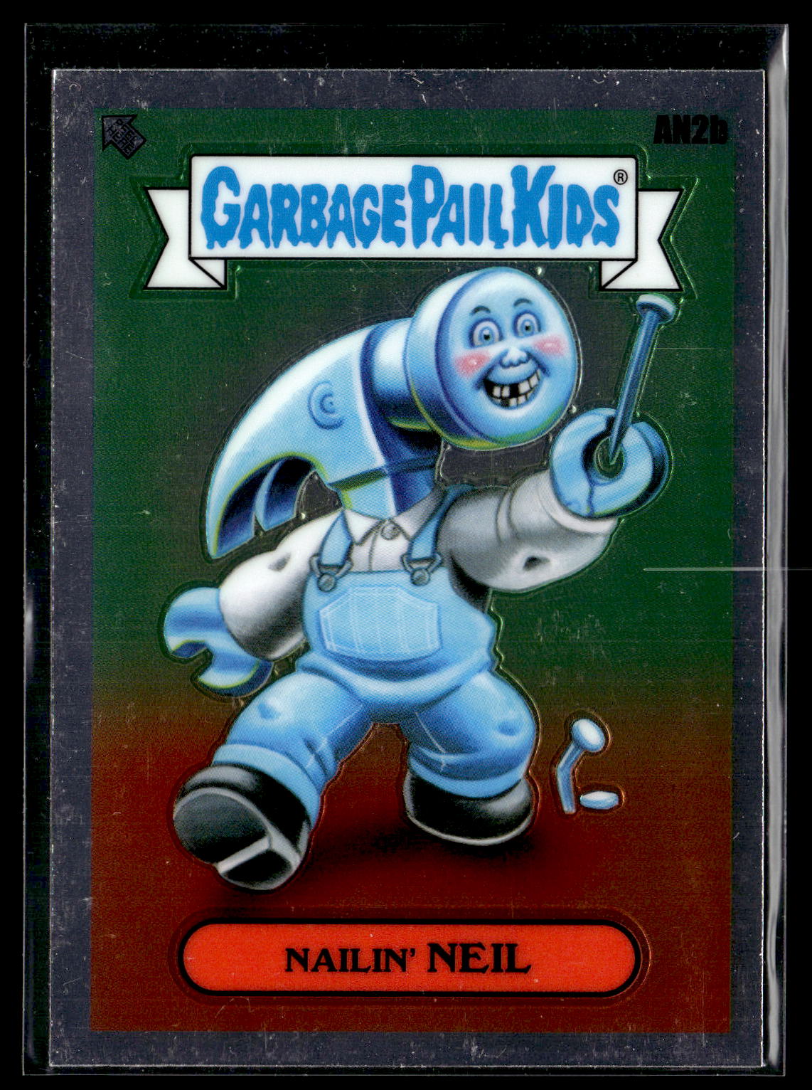 2021 Topps Chrome Garbage Pail Kids Original Series 4 #AN2b Nailin' Neil