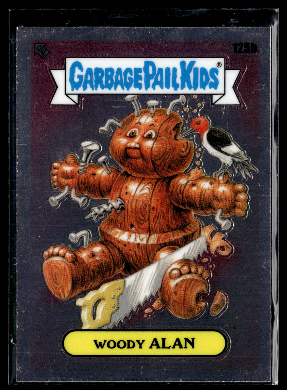 2021 Topps Chrome Garbage Pail Kids Original Series 4 #125b Woody Alan