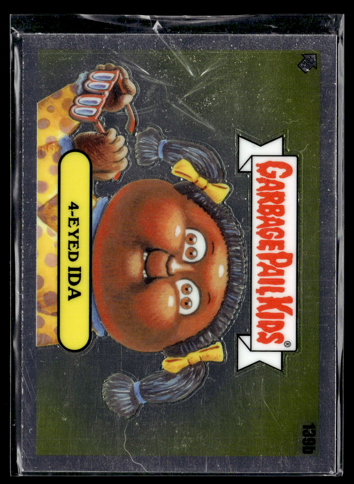 2021 Topps Chrome Garbage Pail Kids Original Series 4 #139b 4-Eyed Ida