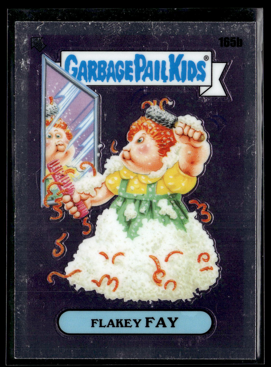 2021 Topps Chrome Garbage Pail Kids Original Series 4 #165b Flakey Fay