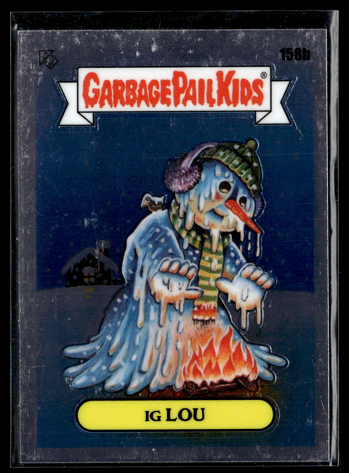 2021 Topps Chrome Garbage Pail Kids Original Series 4 #158b Ig Lou