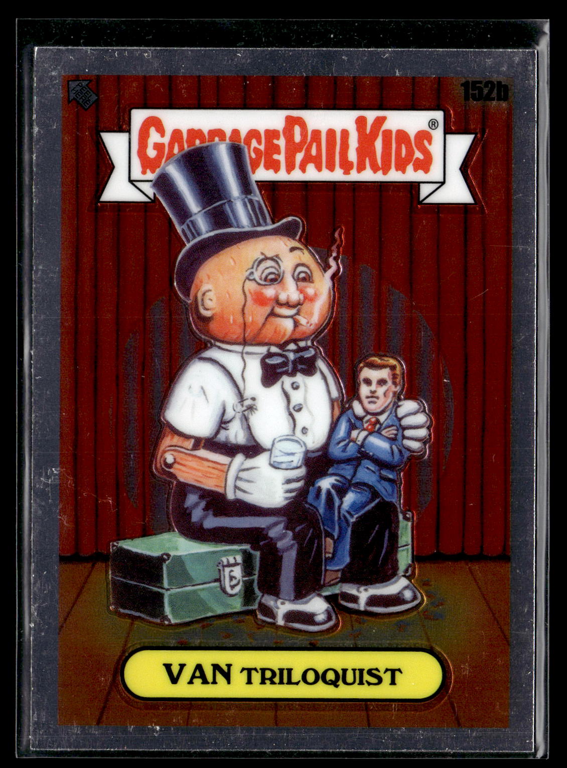 2021 Topps Chrome Garbage Pail Kids Original Series 4 #152b Van Triloquist