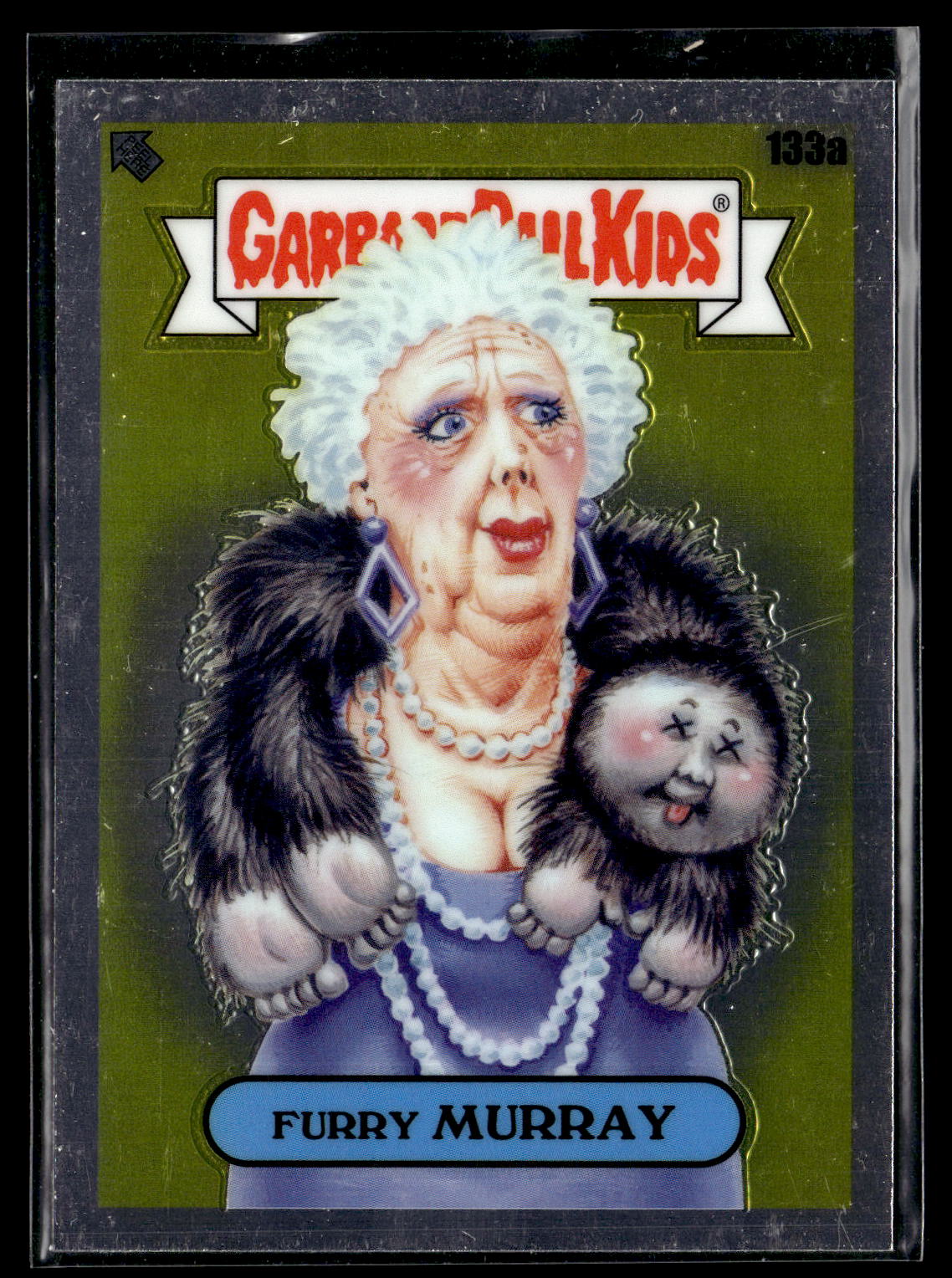 2021 Topps Chrome Garbage Pail Kids Original Series 4 #133a Furry Murray