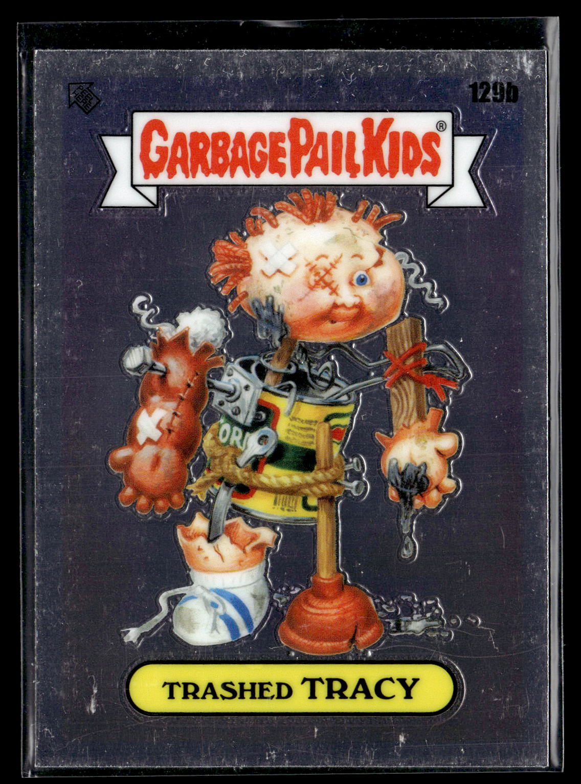 2021 Topps Chrome Garbage Pail Kids Original Series 4 #129b Trashed Tracy
