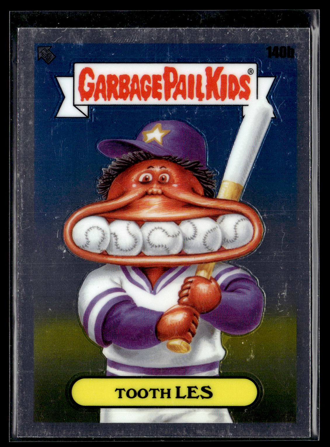 2021 Topps Chrome Garbage Pail Kids Original Series 4 #140b Tooth Les