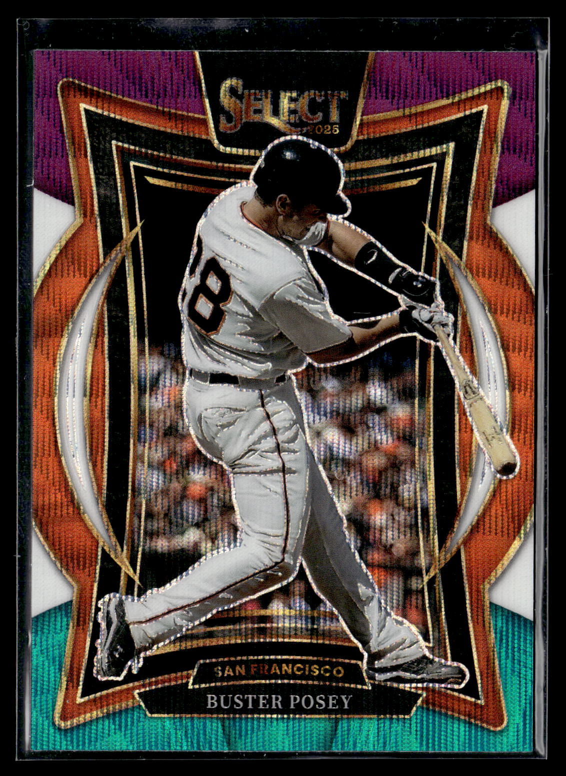 2025 Panini Select #87 Buster Posey Tri-Color Prizms
