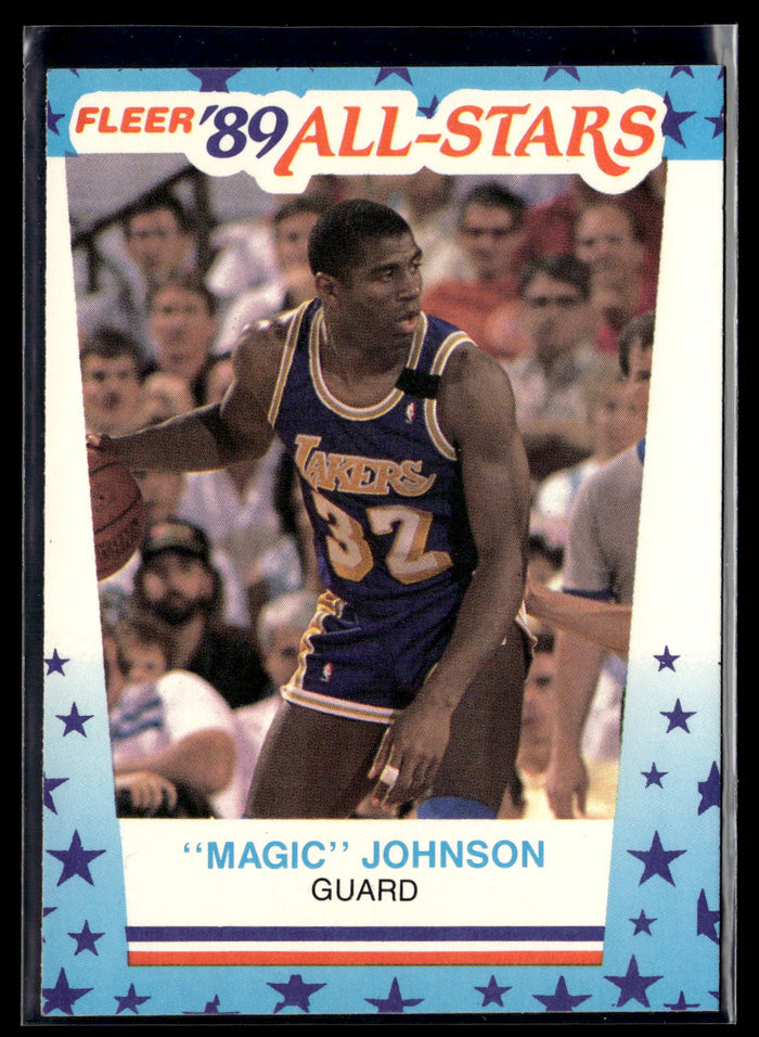 1989-90 Fleer #5 Magic Johnson Stickers