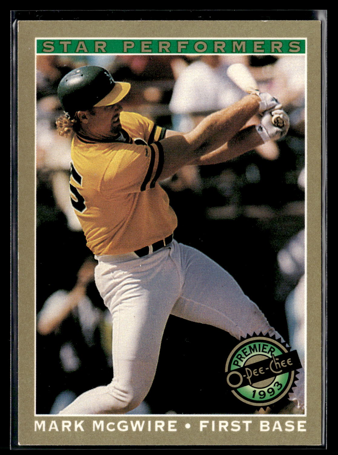 1993 O-Pee-Chee Premier #16 Mark McGwire Star-Performers