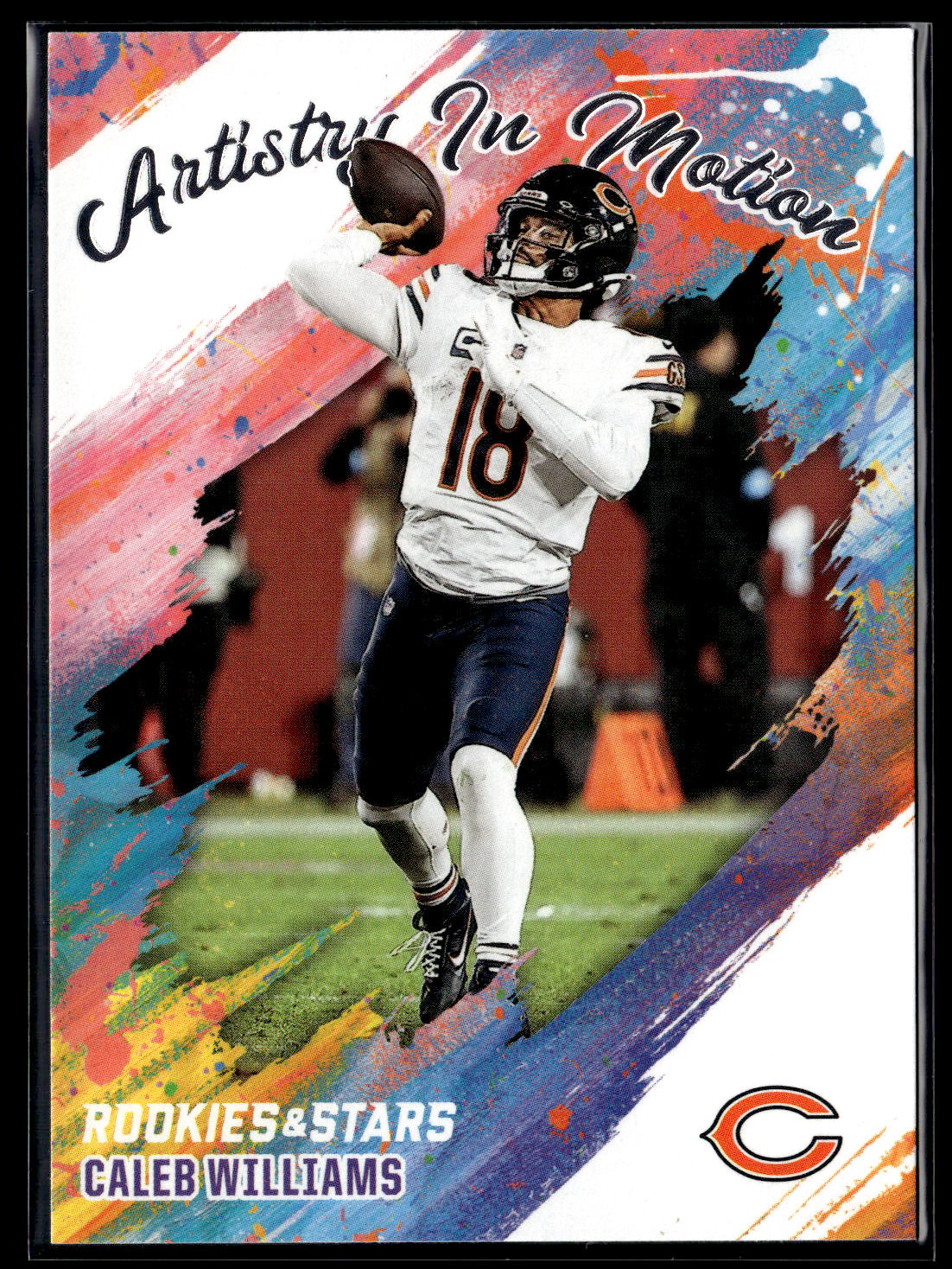 2025 Panini Rookies & Stars #5 Caleb Williams Artistry in Motion