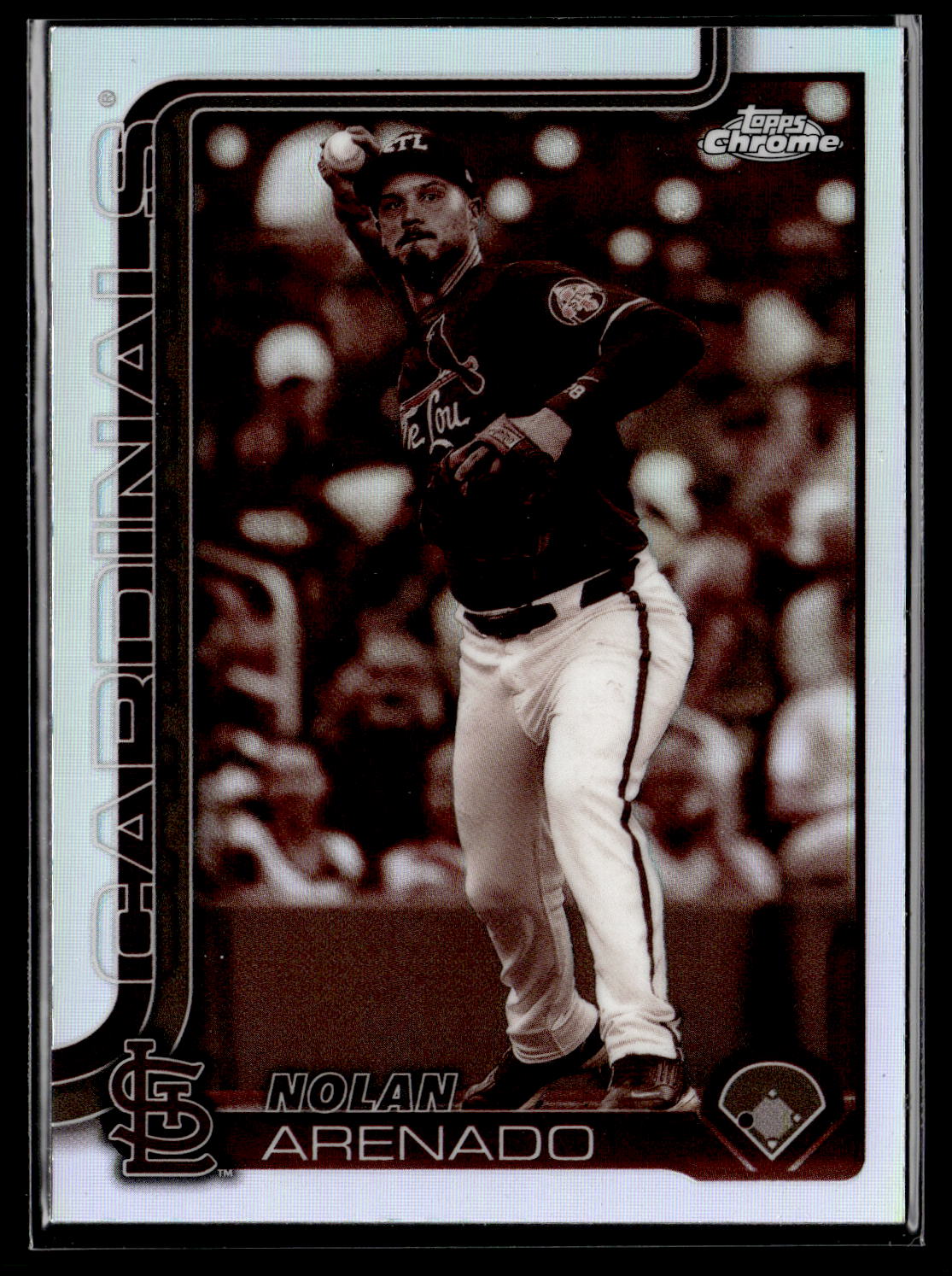2025 Topps Chrome #14 Nolan Arenado Sepia Refractors