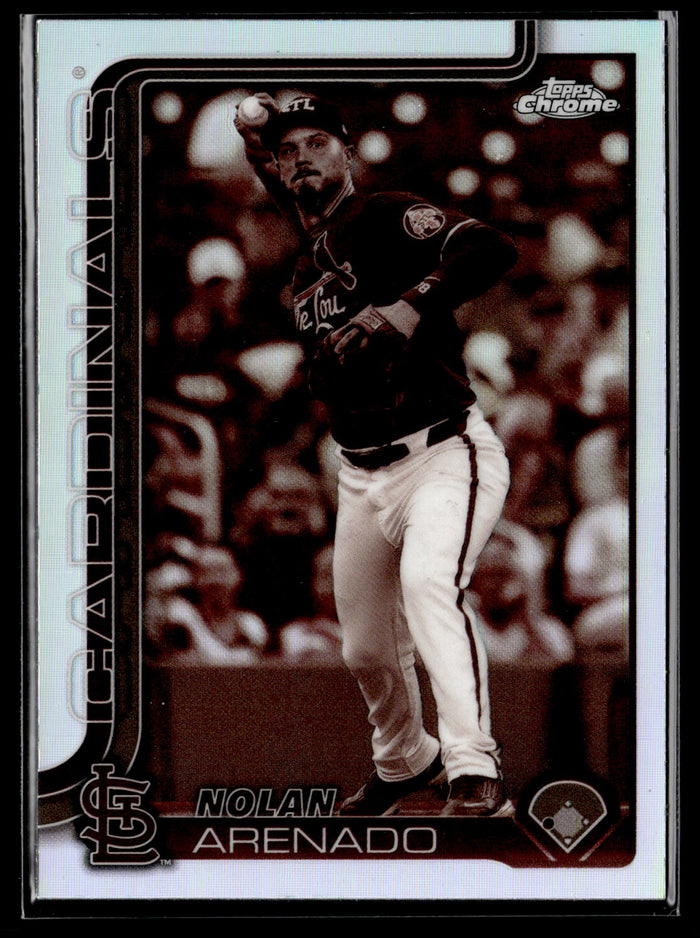 2025 Topps Chrome #14 Nolan Arenado Sepia Refractors