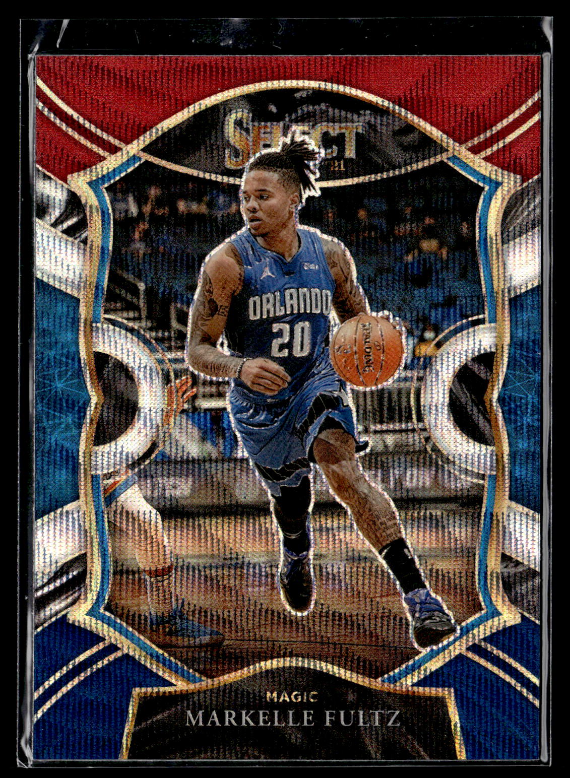 2020-21 Panini Select #52 Markelle Fultz Tri-Color Prizms