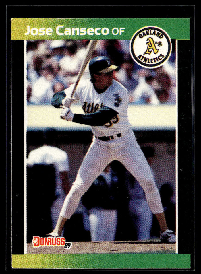 1989 Donruss #91d Jose Canseco