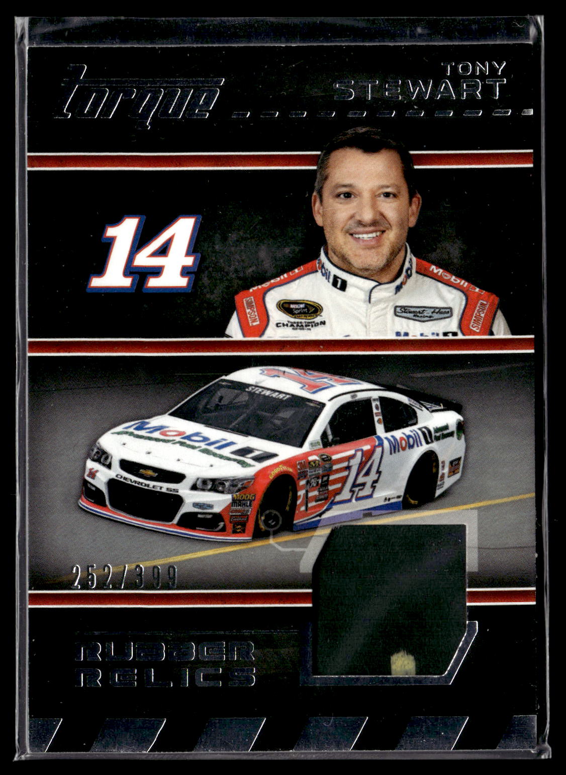 2016 Panini Torque #RR-TS Tony Stewart Rubber Relics