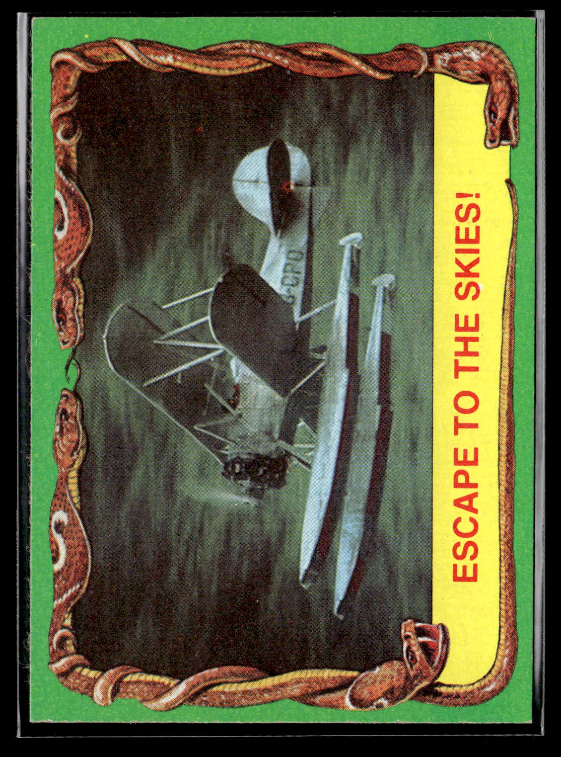 1981 Topps Raiders of the Lost Ark #16 Escape To The Skies!